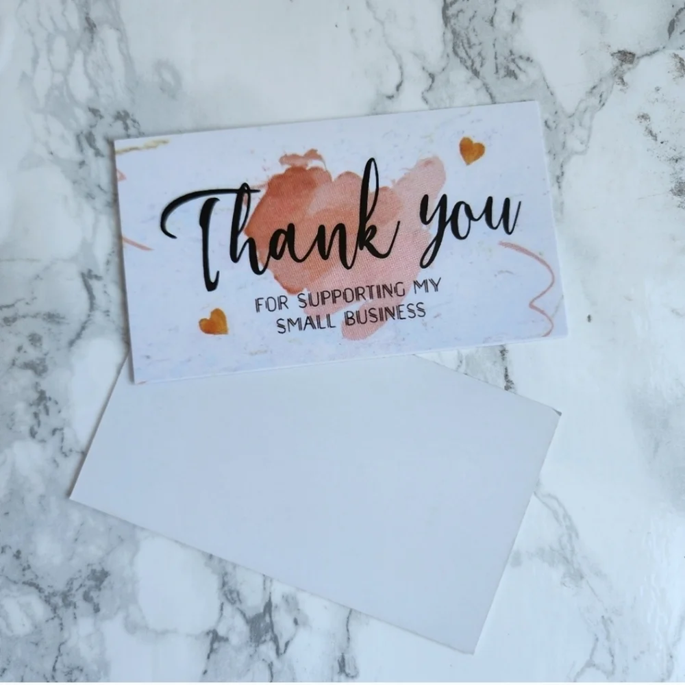 50 Thank Thank You Business Cards